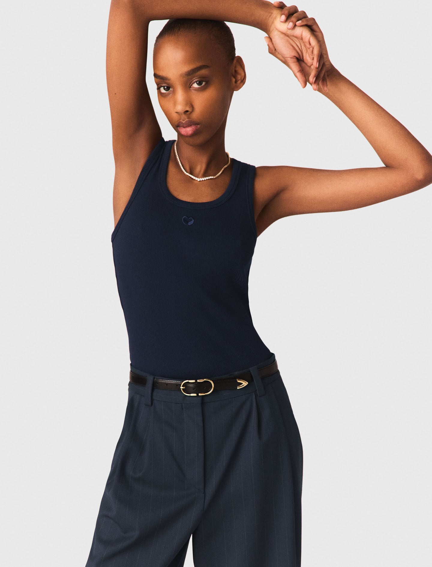 Maje Rib knit tank top