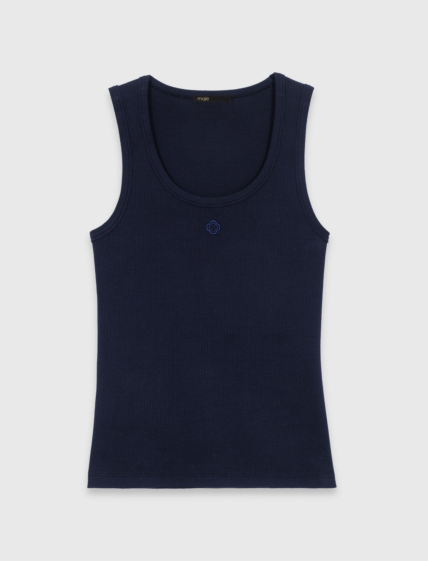Maje Rib knit tank top