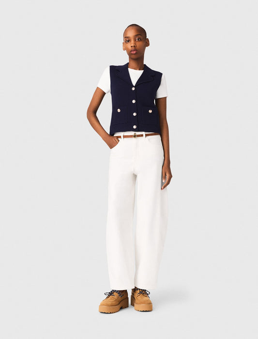 Maje Polo knit cardigan
