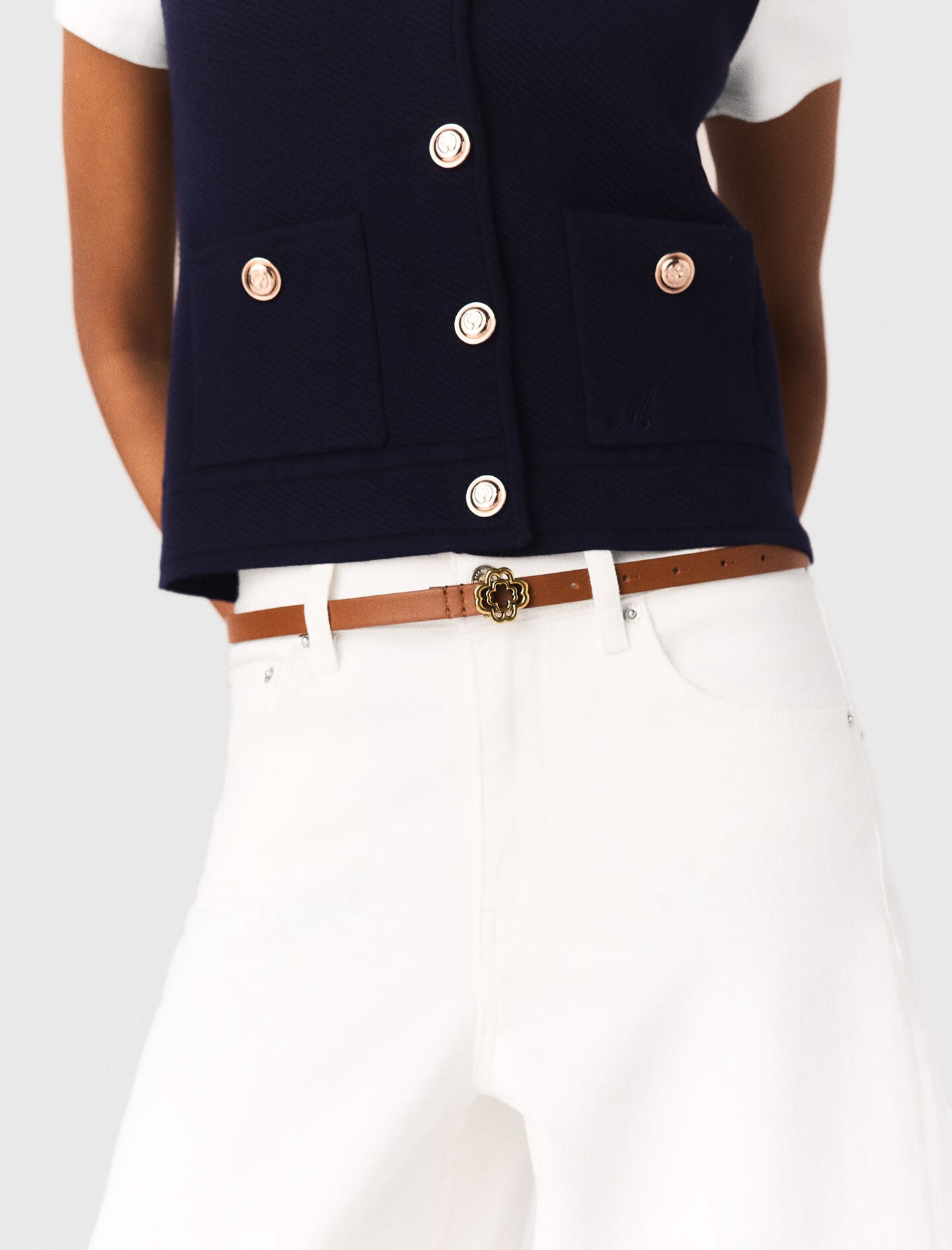 Maje Polo knit cardigan