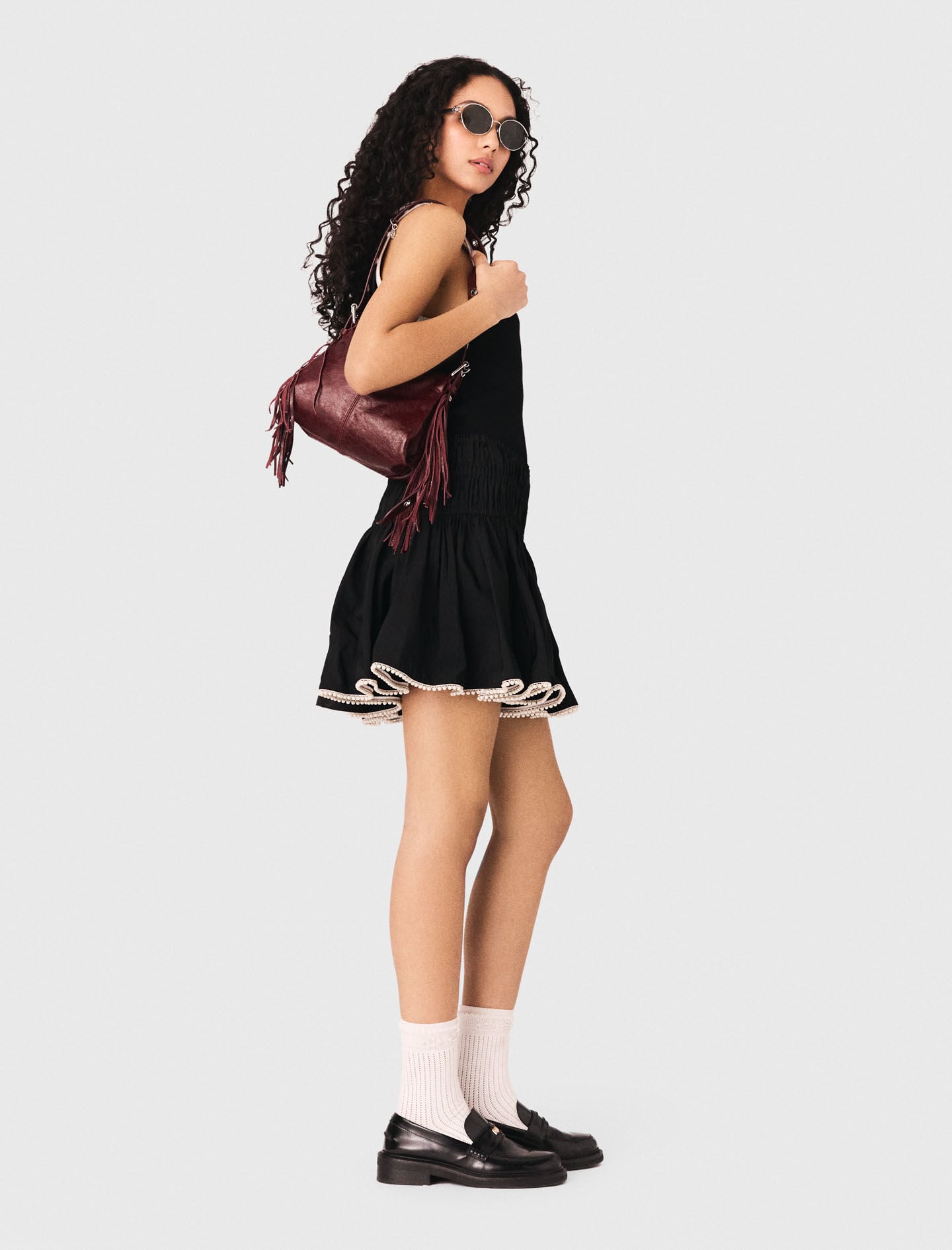 Maje Ribbed vest top