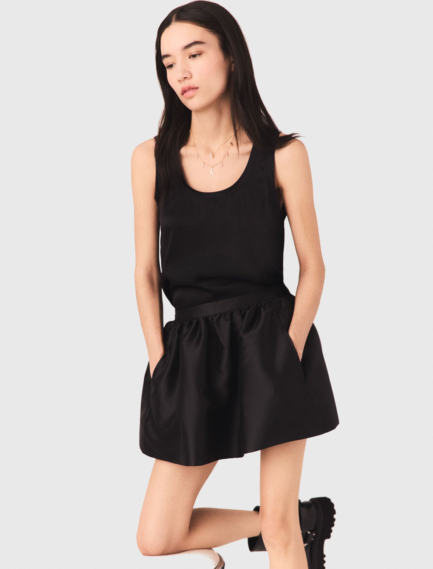 Maje Silk tank top
