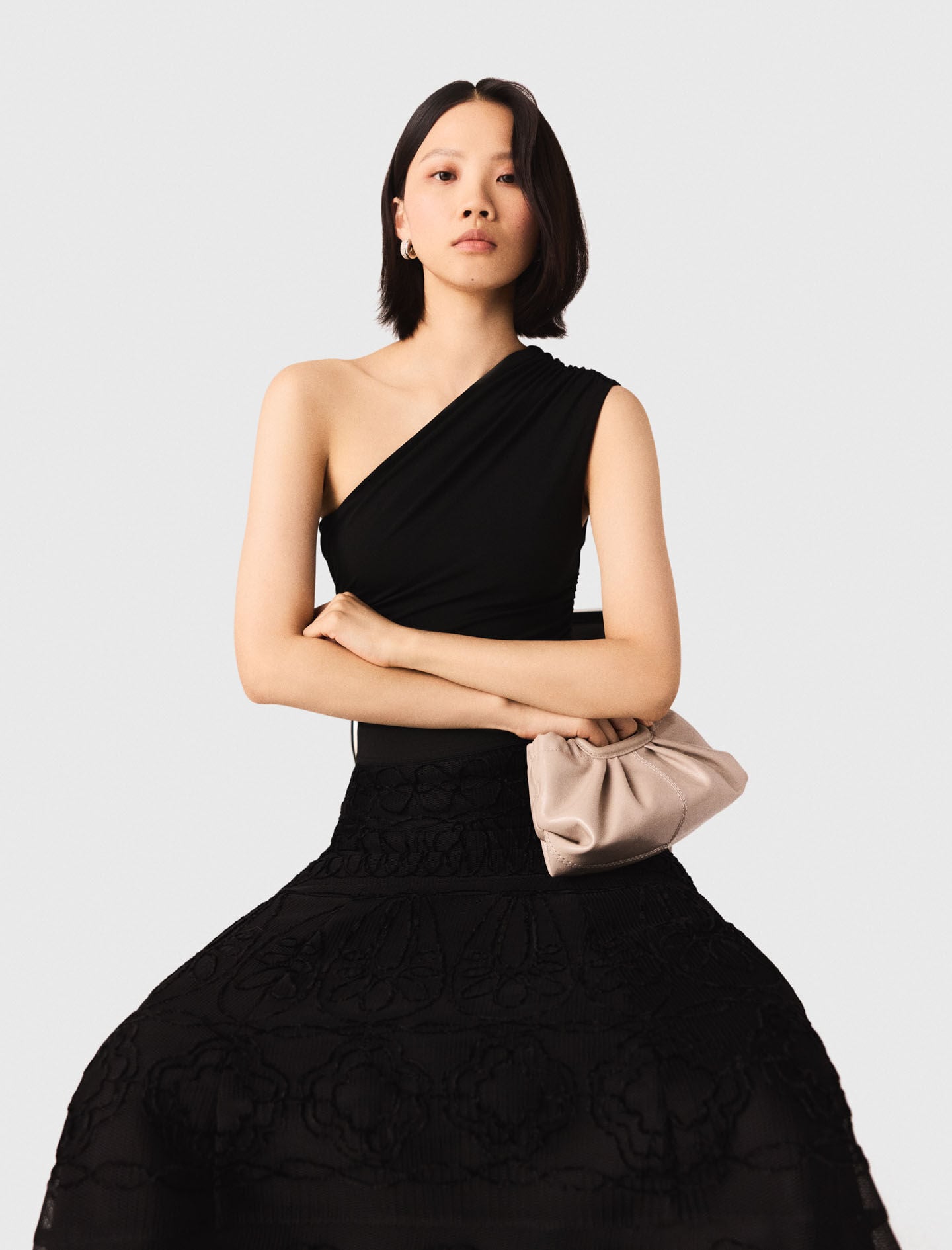 Maje Asymmetric bodysuit