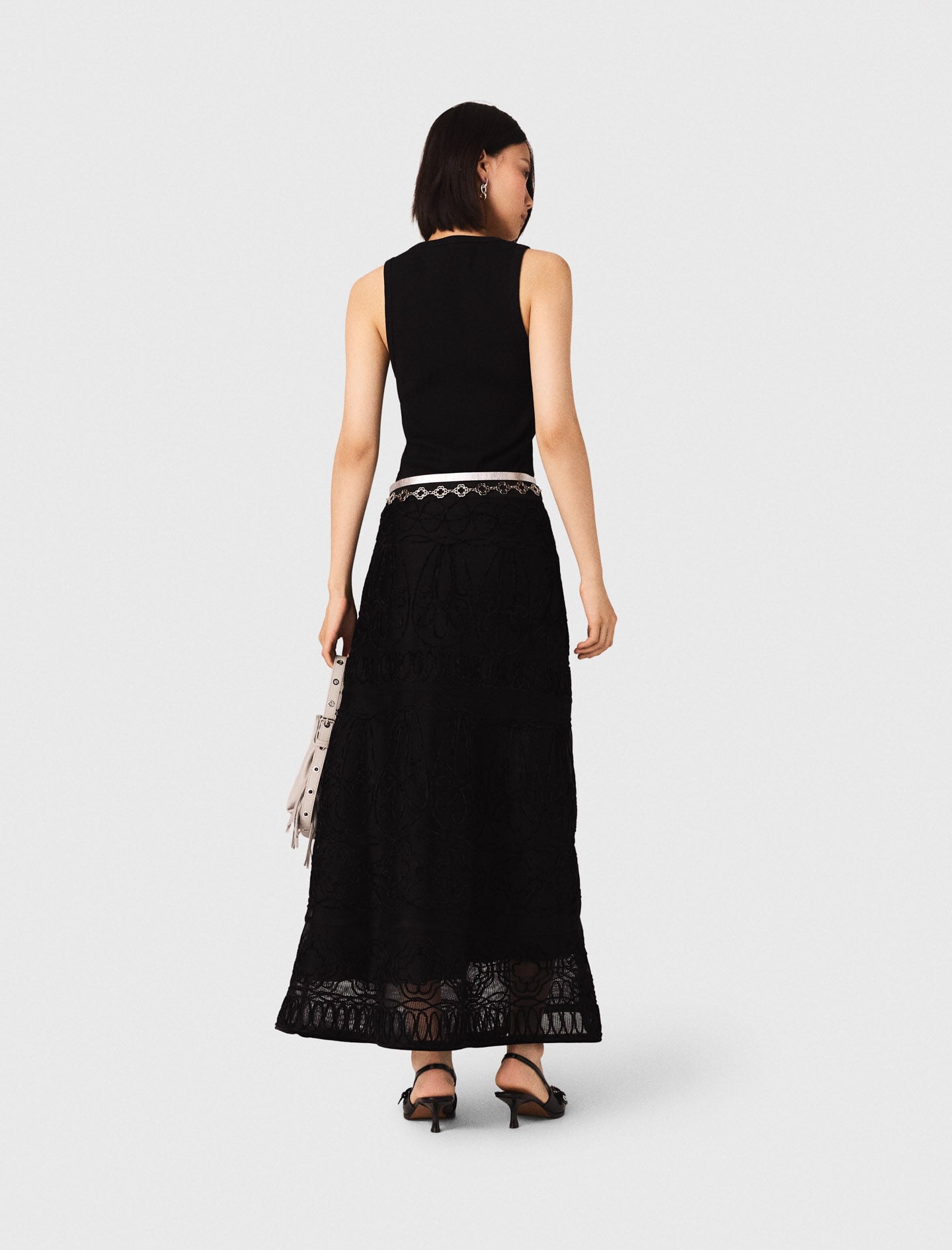 Maje Rib knit tank top