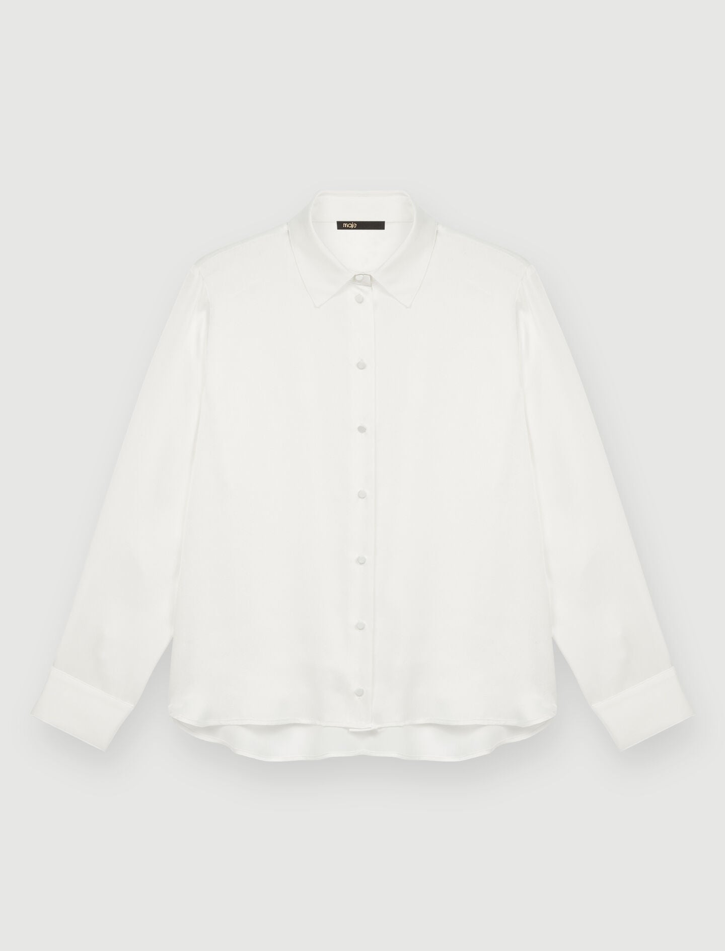 Maje White silk blouse