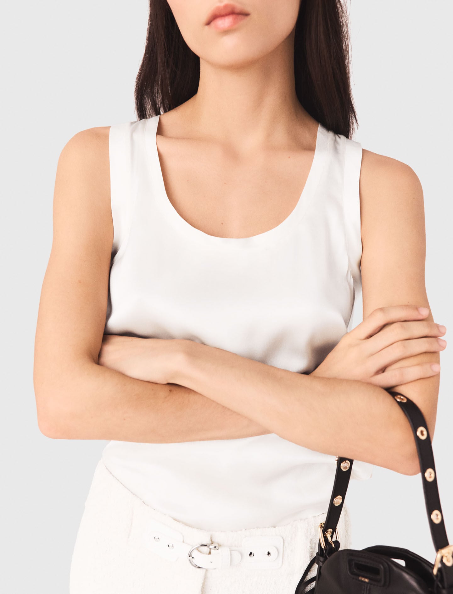 Maje Silk tank top