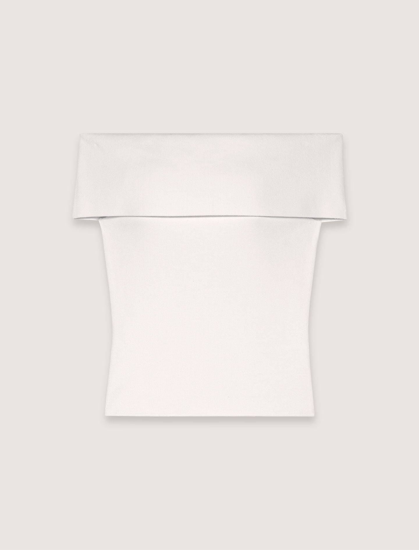 Maje Rib knit bardot-neck top