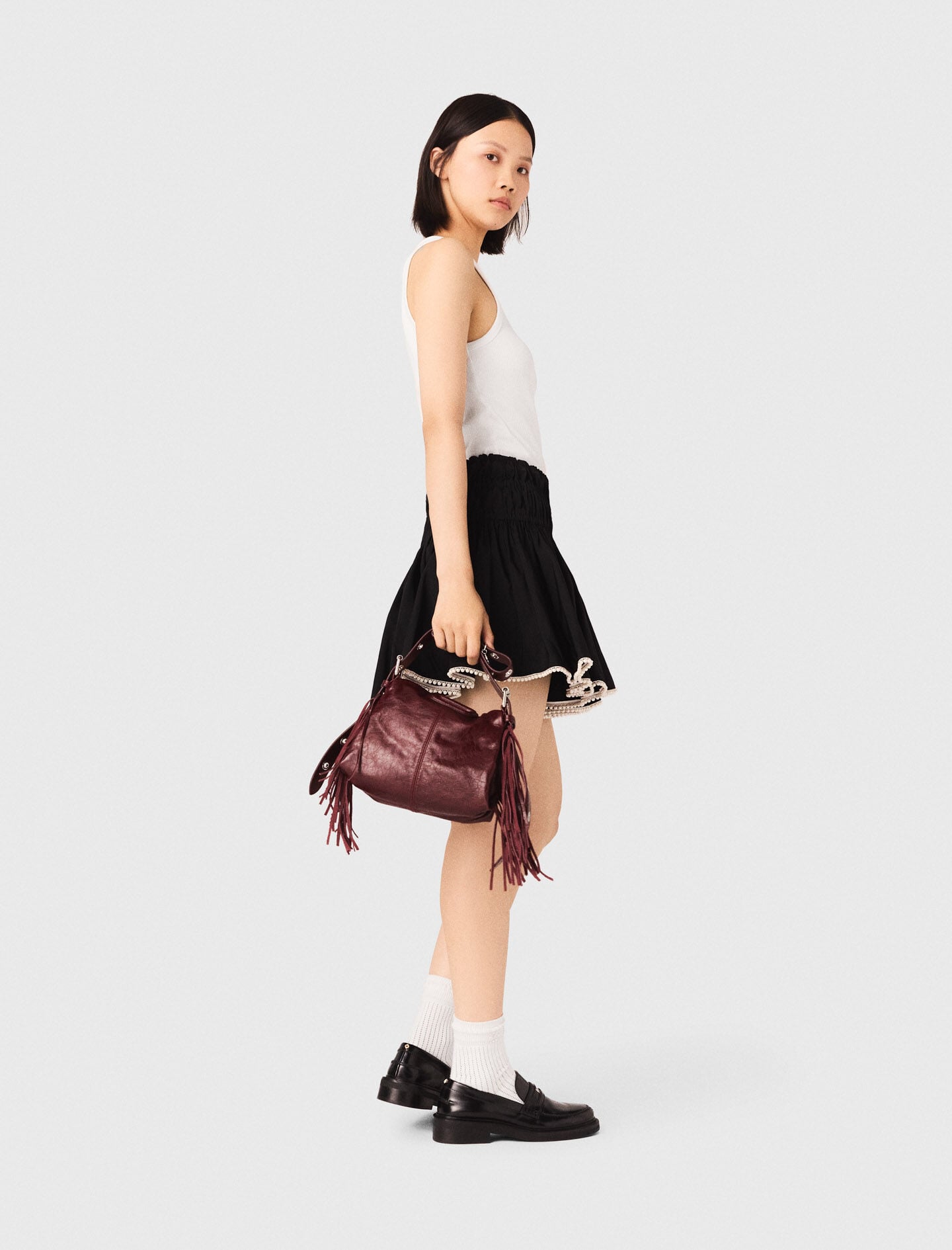 Maje Rib knit tank top