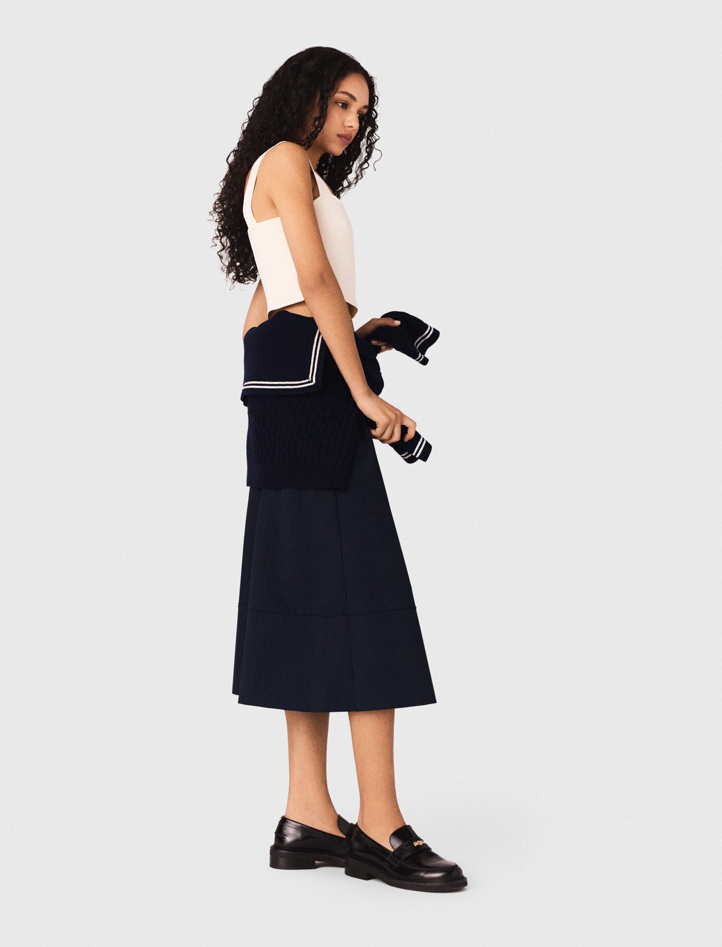 Maje Knit crop top