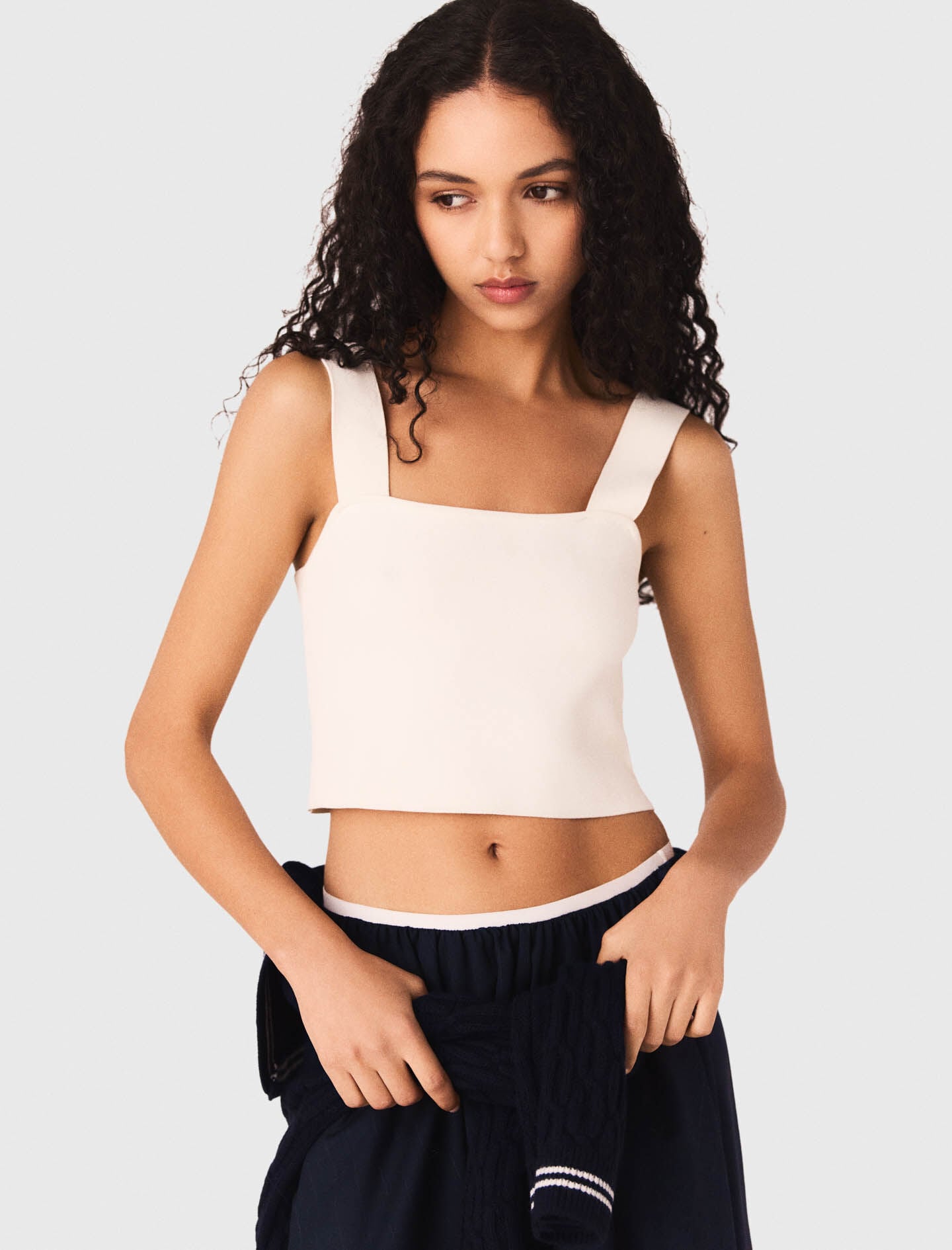 Maje Knit crop top