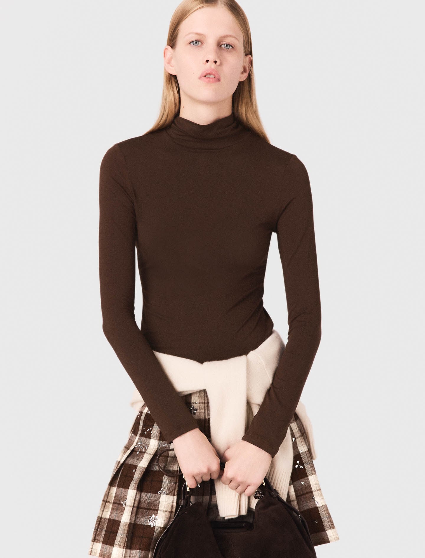 Maje Roll neck T-shirt