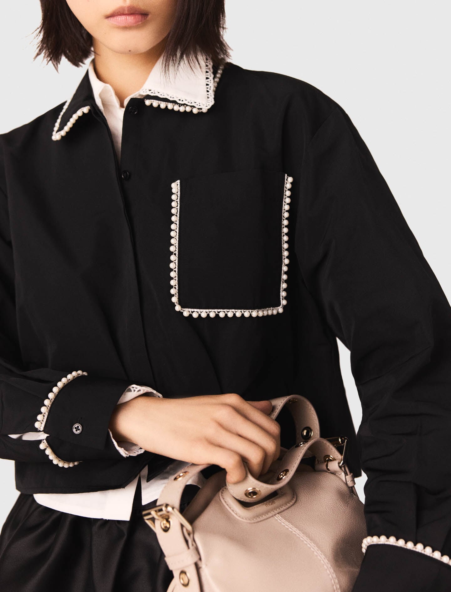 Maje Taffeta shirt