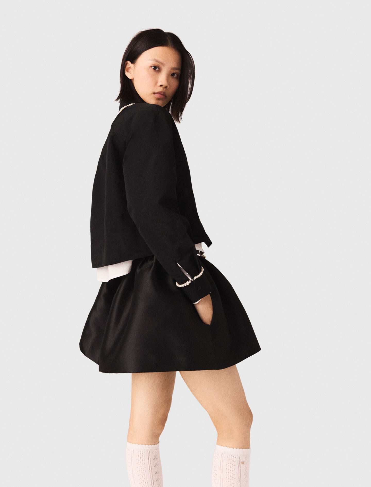 Maje Taffeta shirt