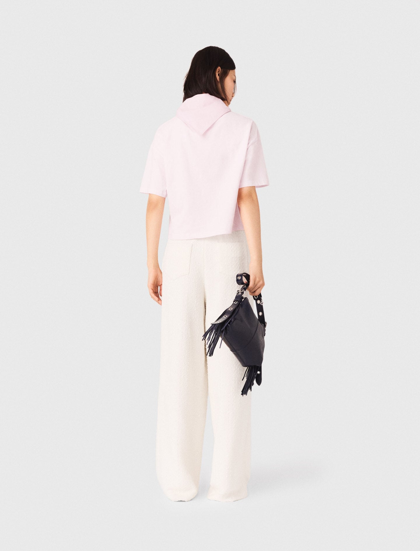 Maje Jewellery neck T-shirt
