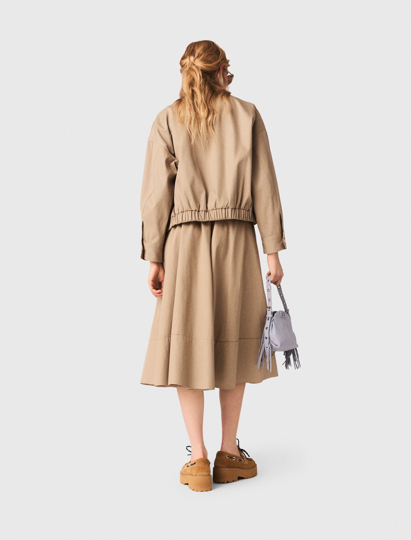 Maje Cotton bomber jacket