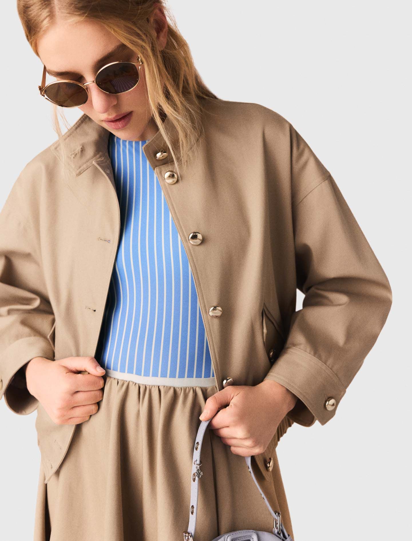 Maje Cotton bomber jacket