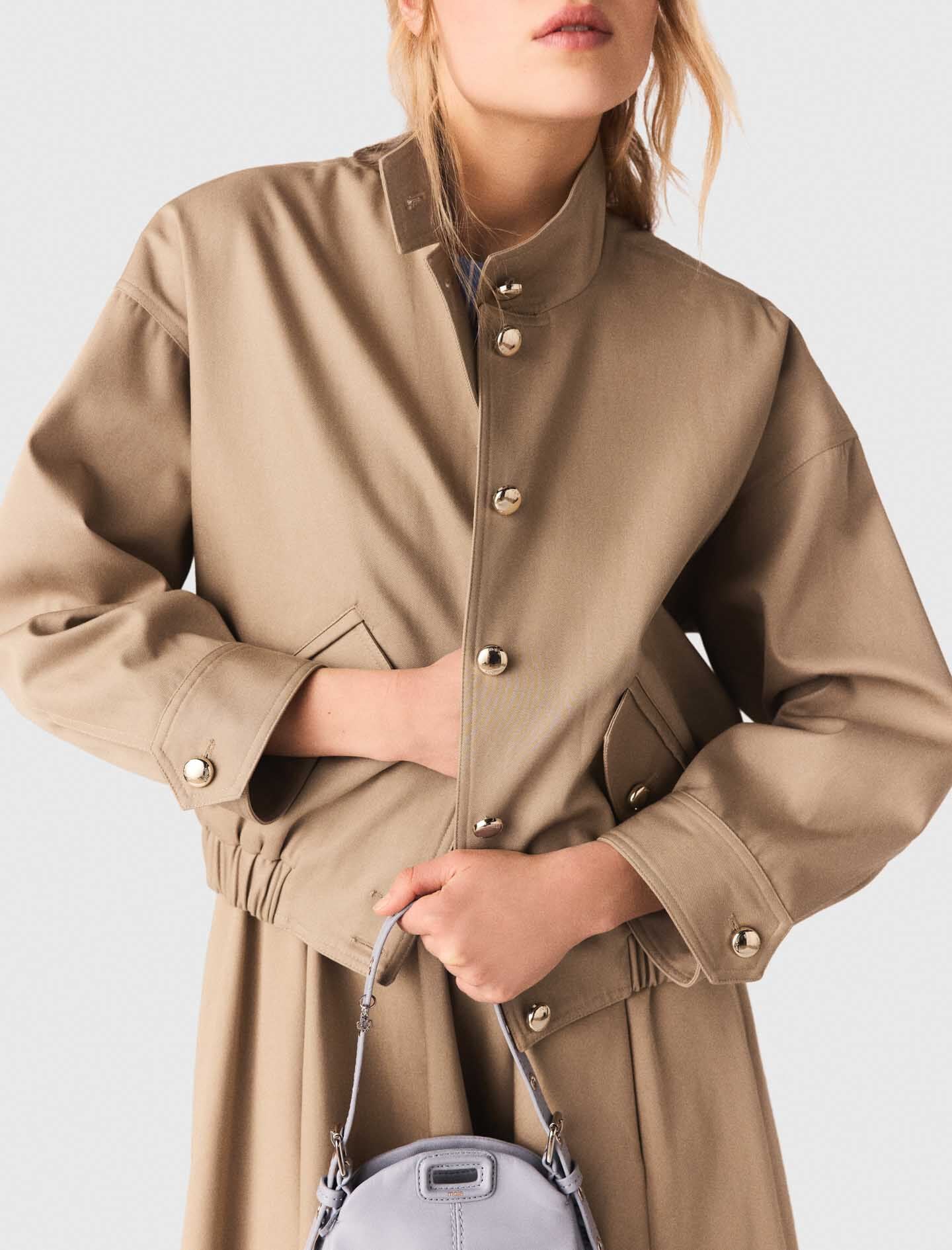 Maje Cotton bomber jacket