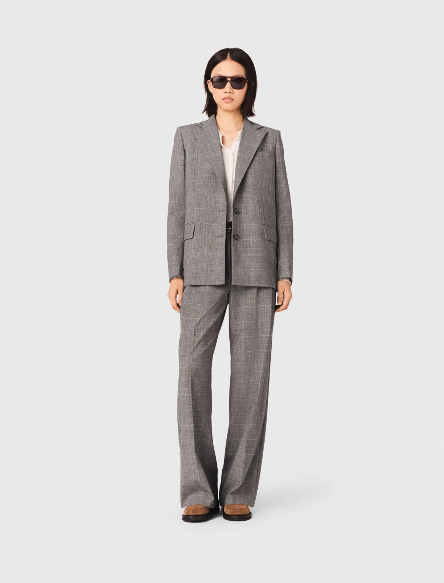 Maje Checked suit jacket