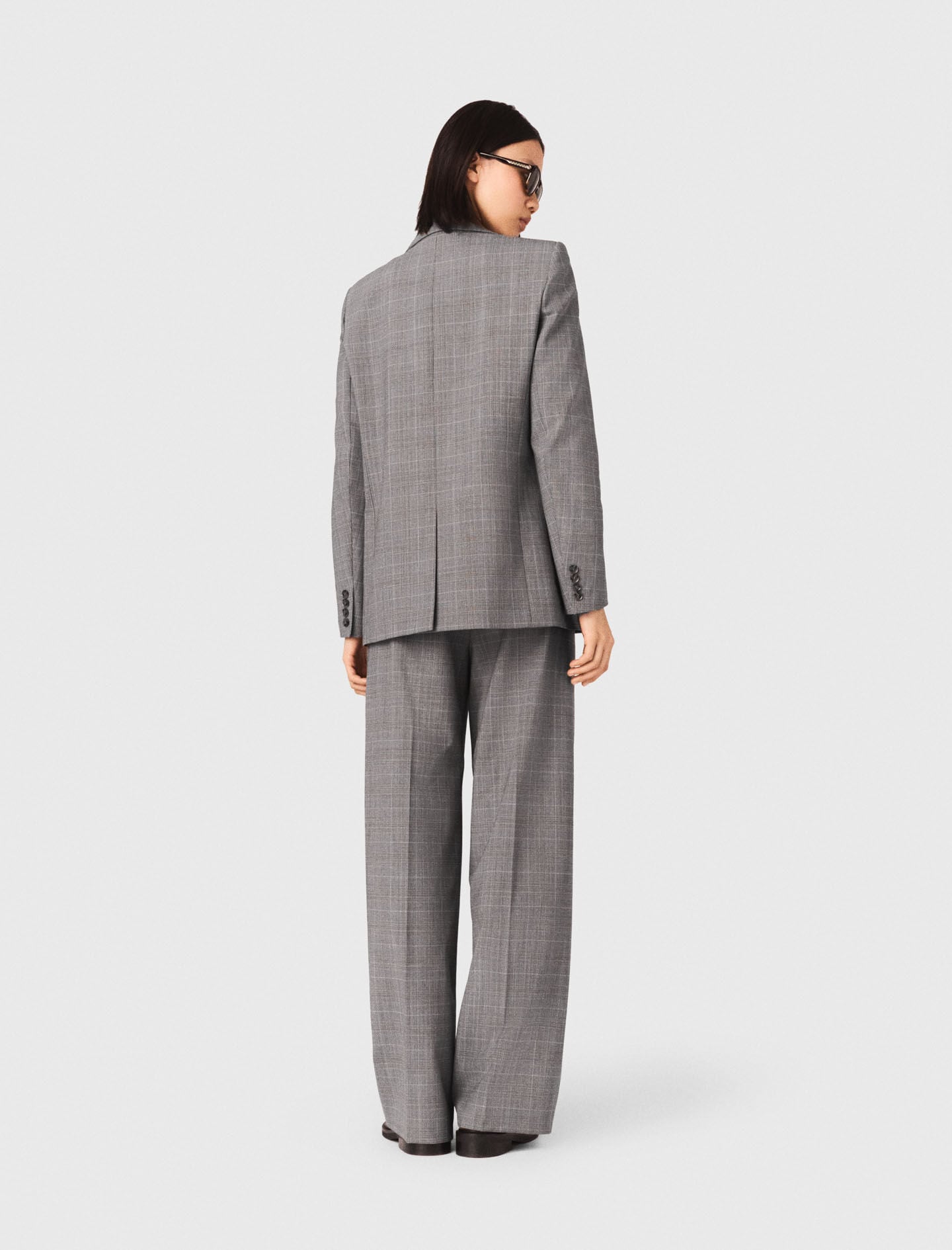 Maje Checked suit jacket