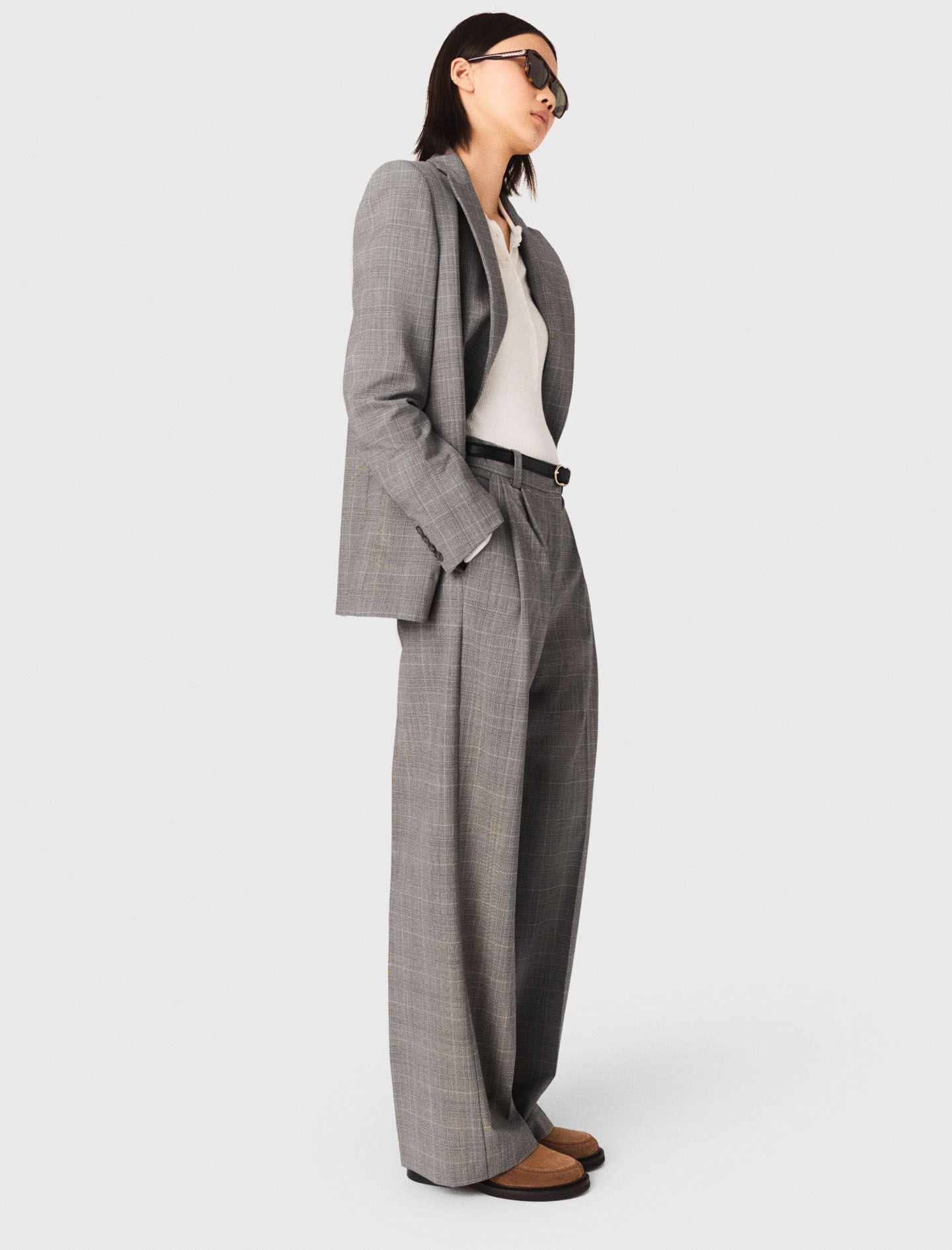 Maje Checked suit jacket