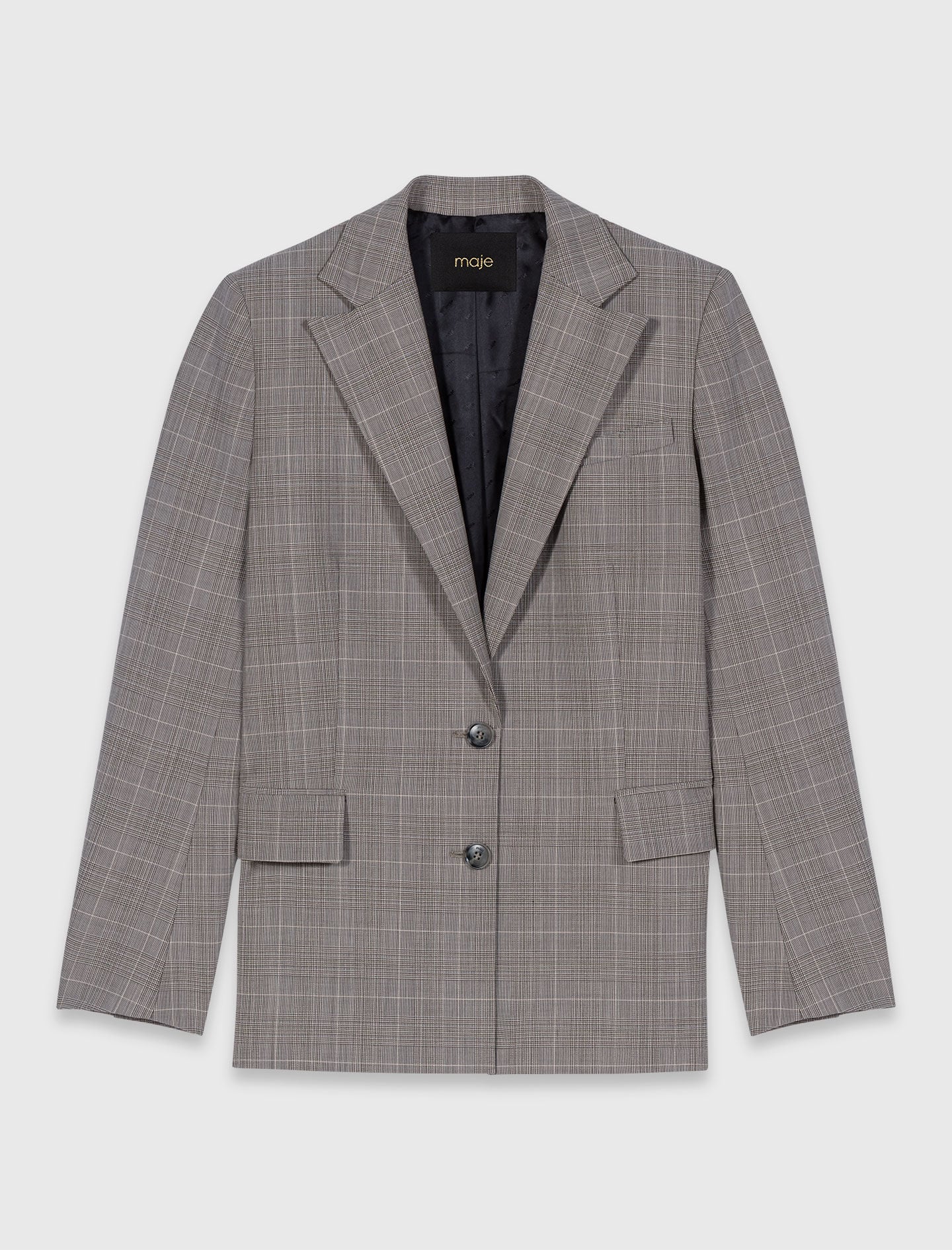 Maje Checked suit jacket