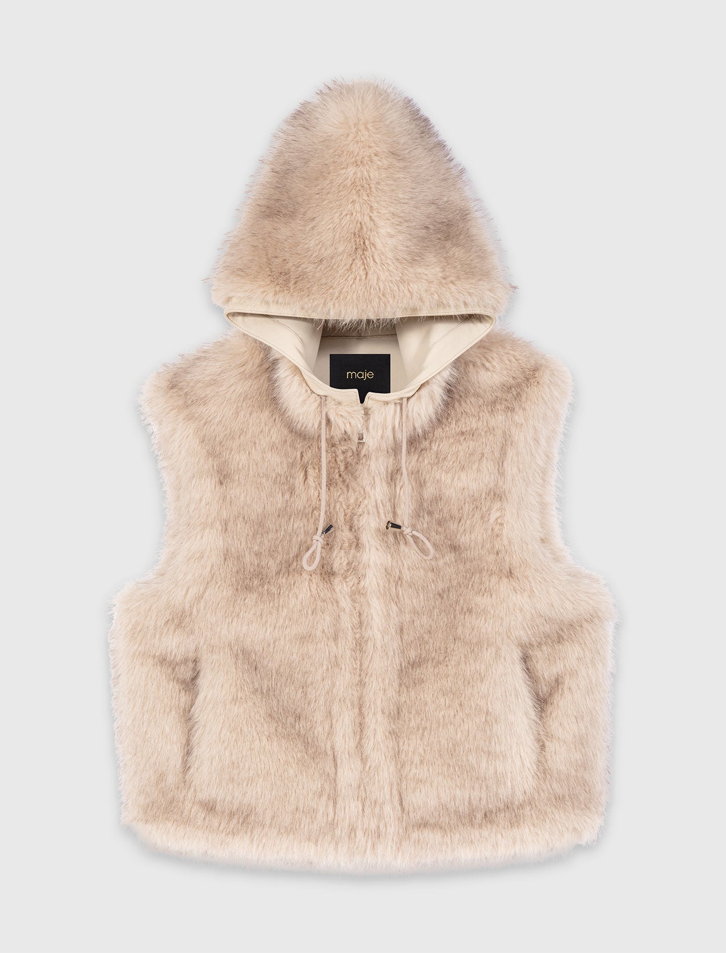 Maje Short faux fur jacket