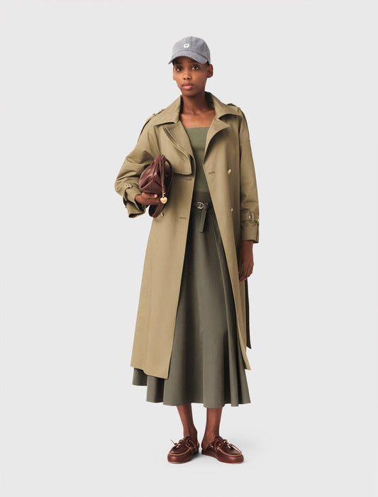 Maje Studded trench coat
