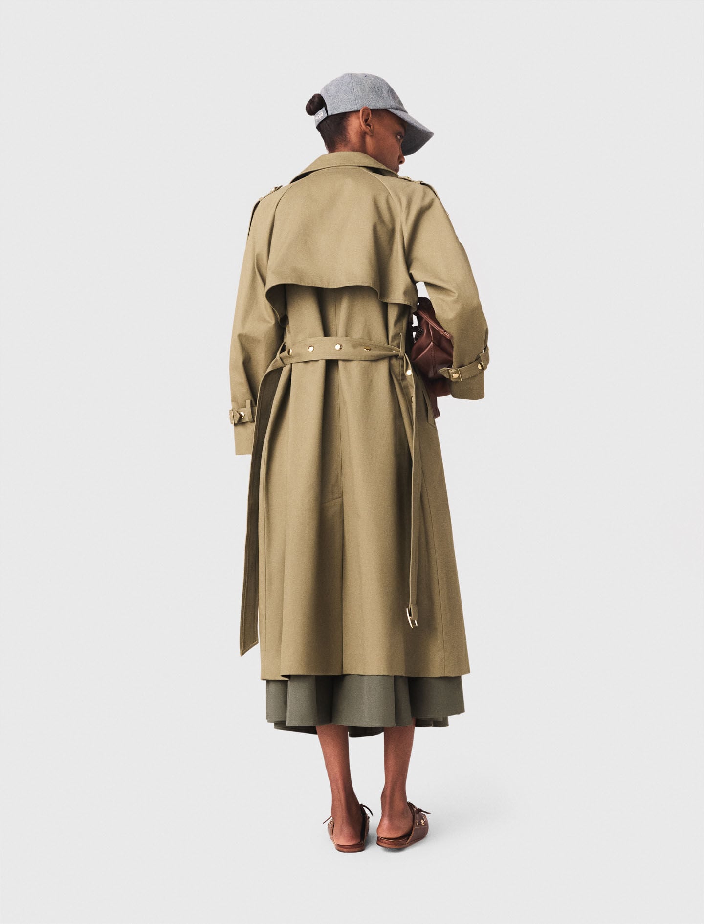 Maje Studded trench coat