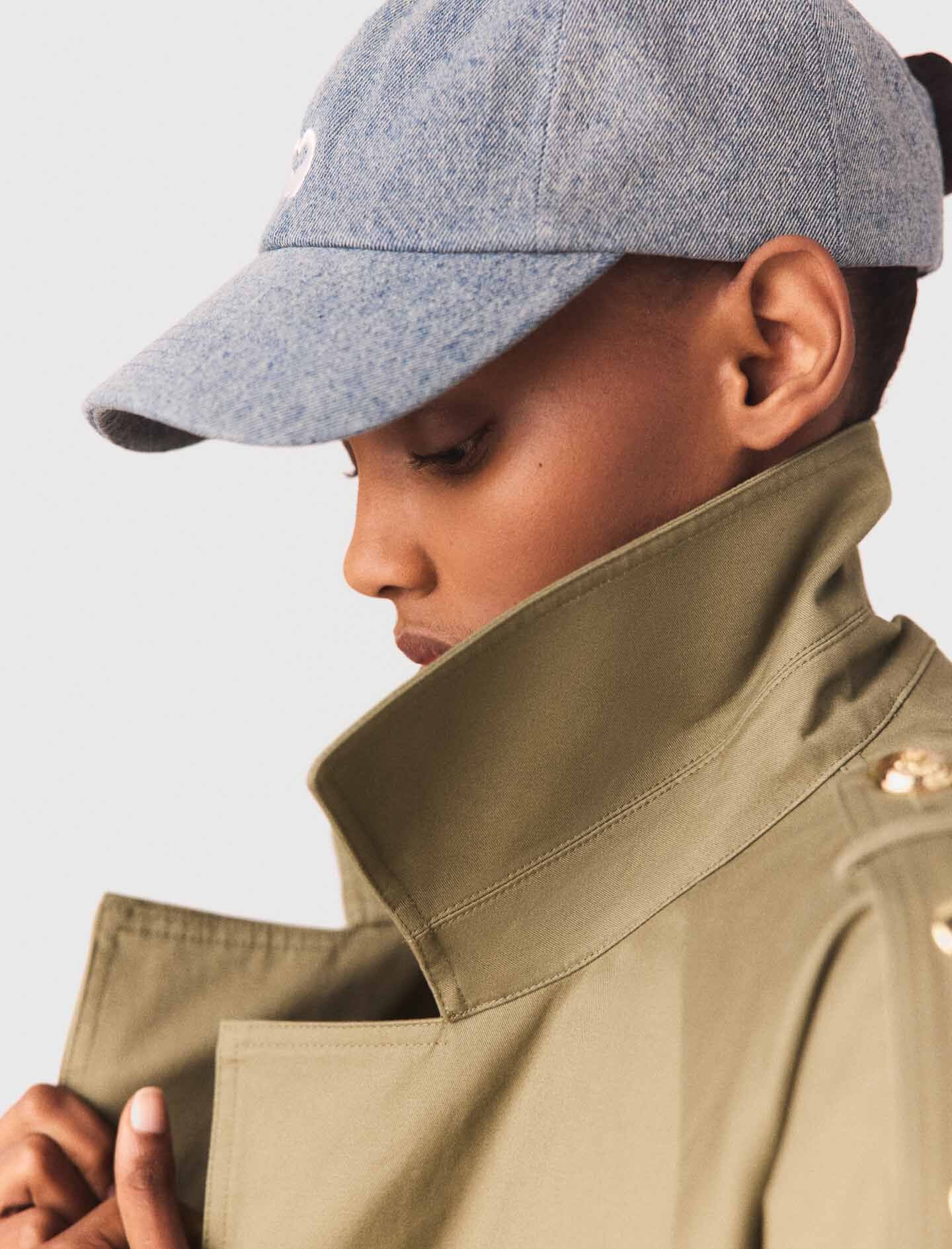 Maje Studded trench coat