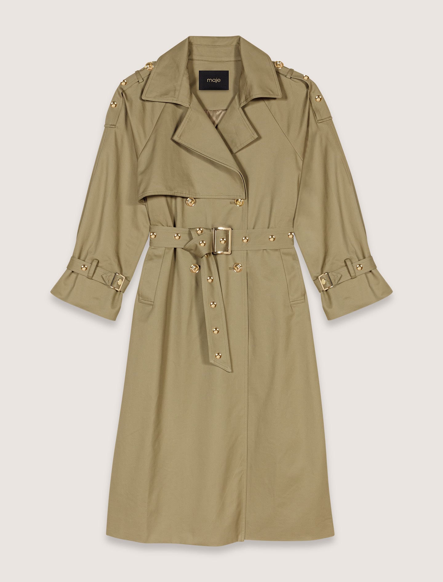 Maje Studded trench coat