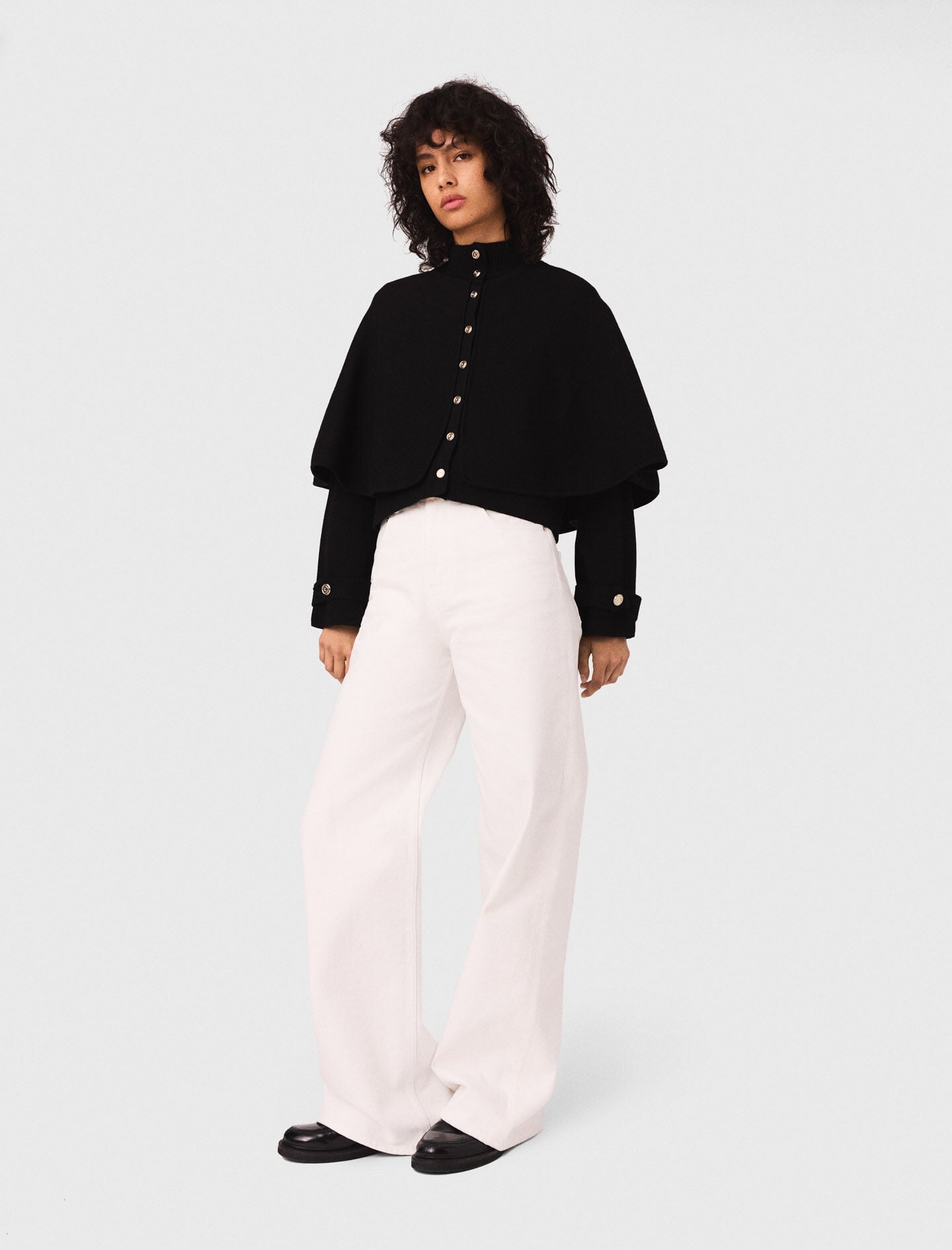 Maje Cape-effect cardigan