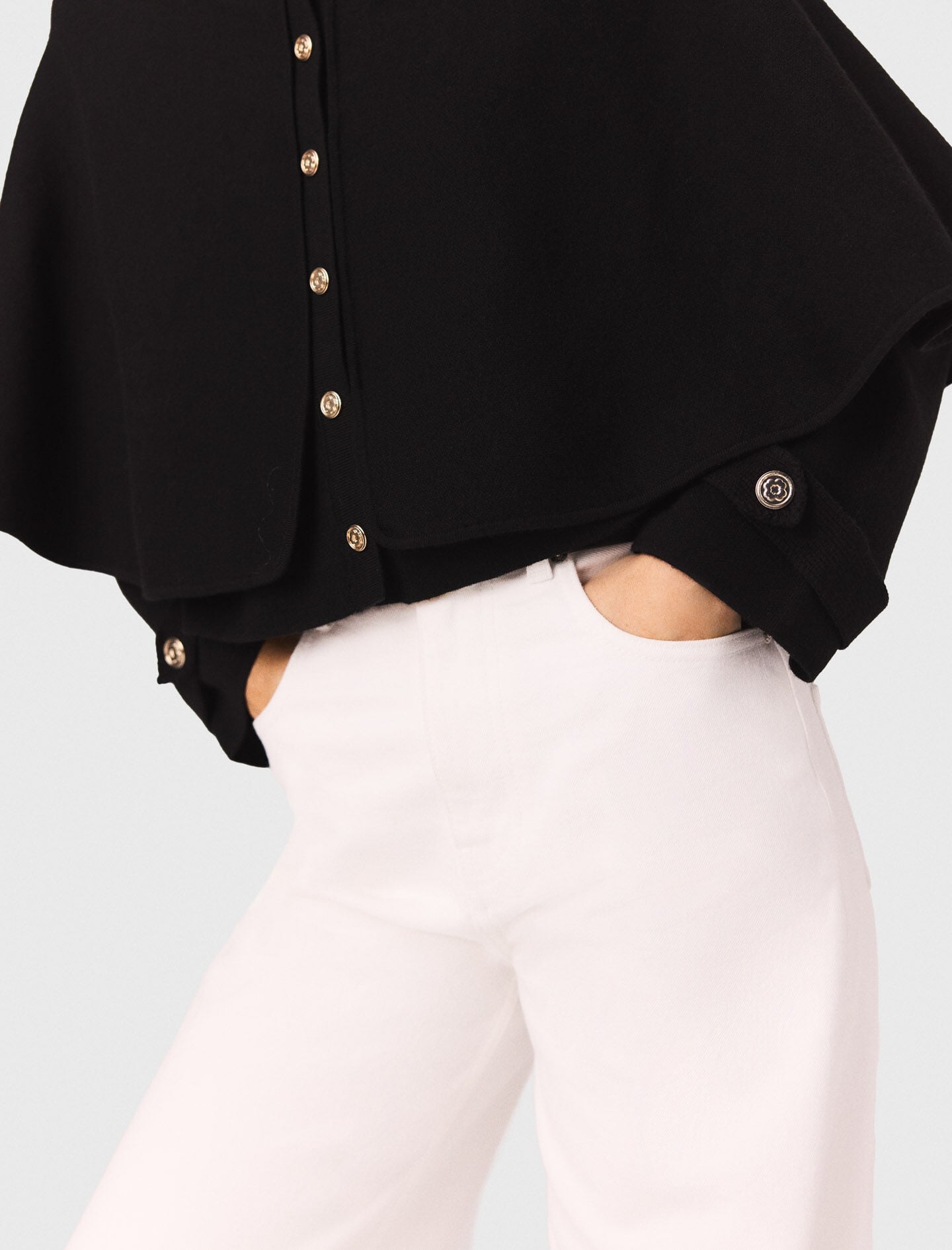 Maje Cape-effect cardigan