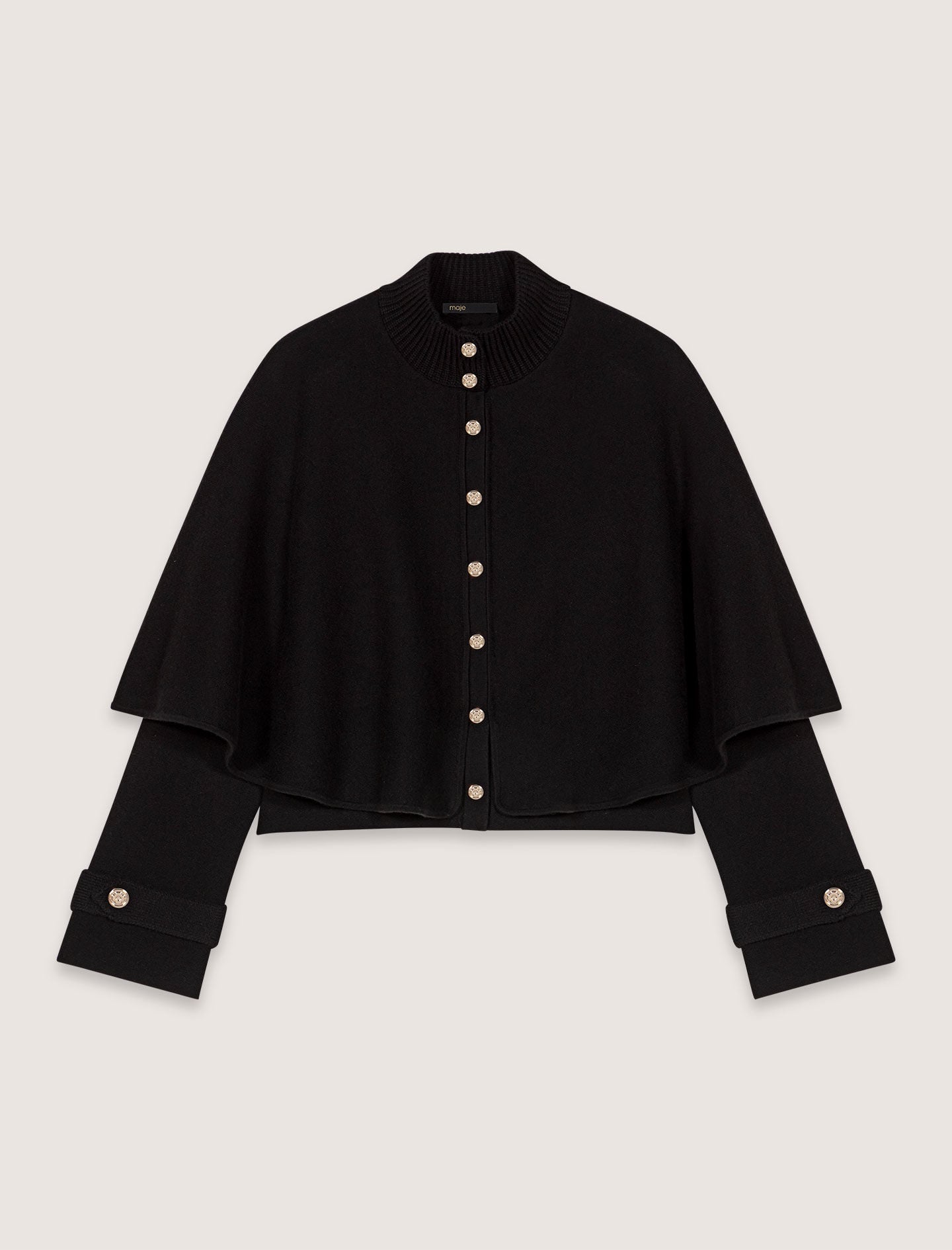 Maje Cape-effect cardigan