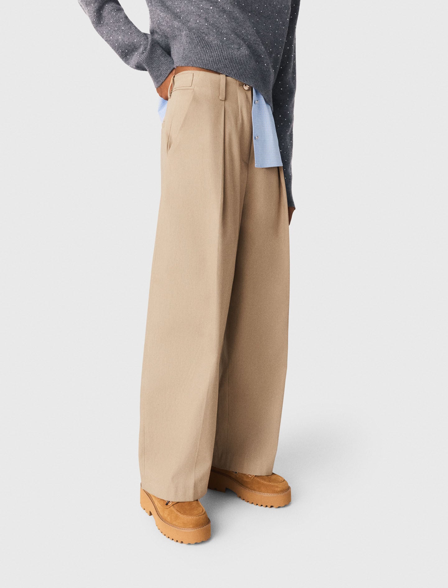 Maje Cotton balloon trousers