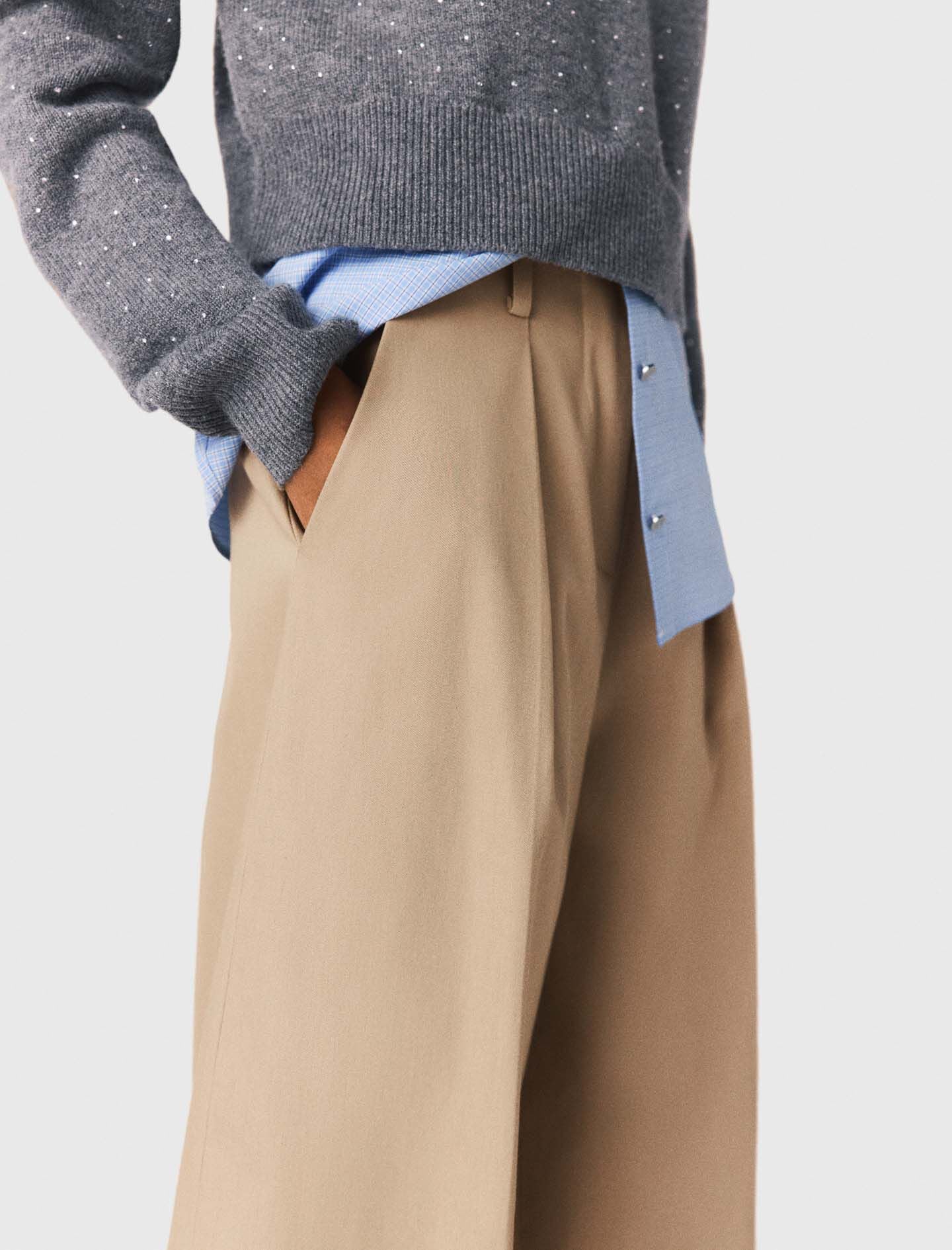 Maje Cotton balloon trousers