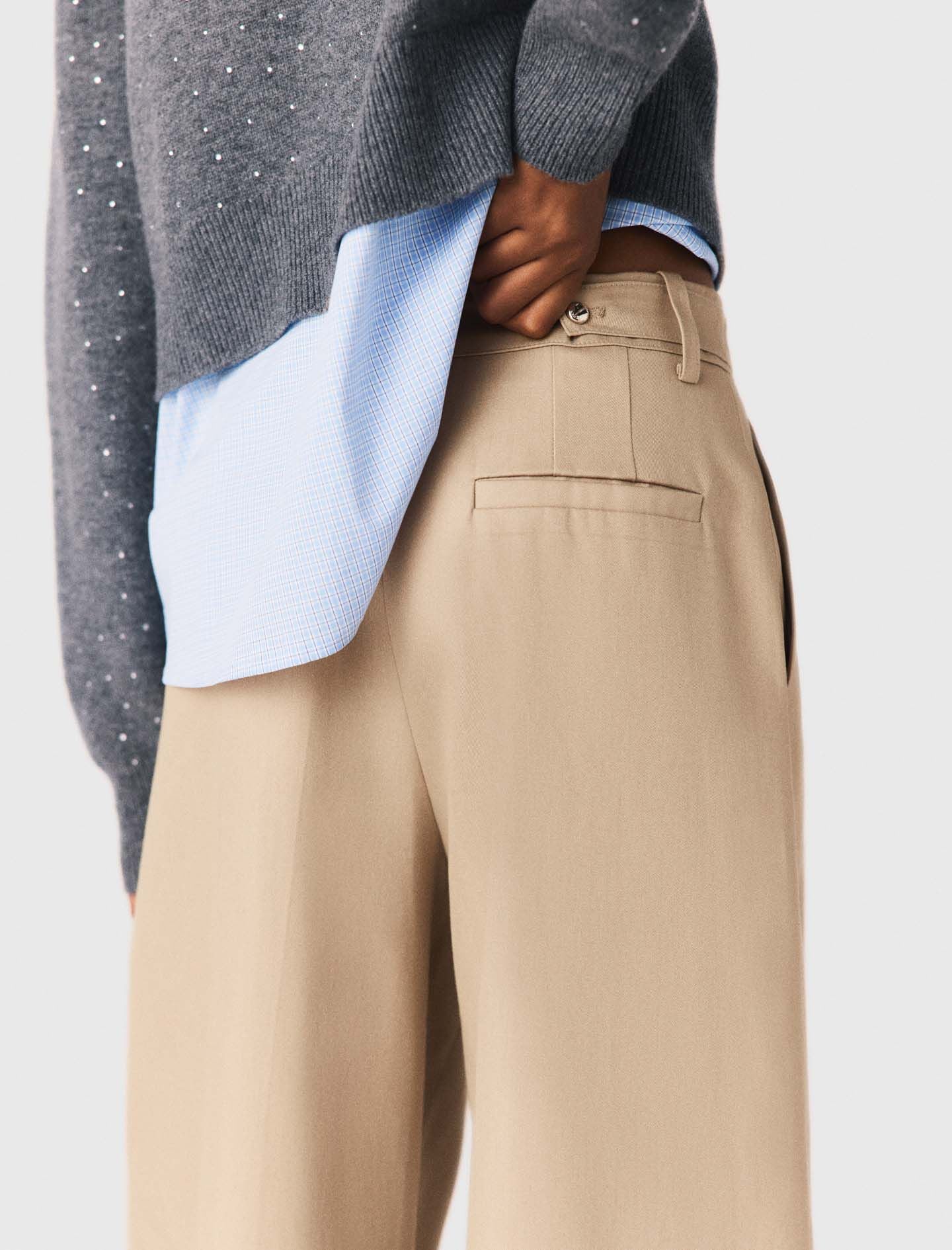 Maje Cotton balloon trousers