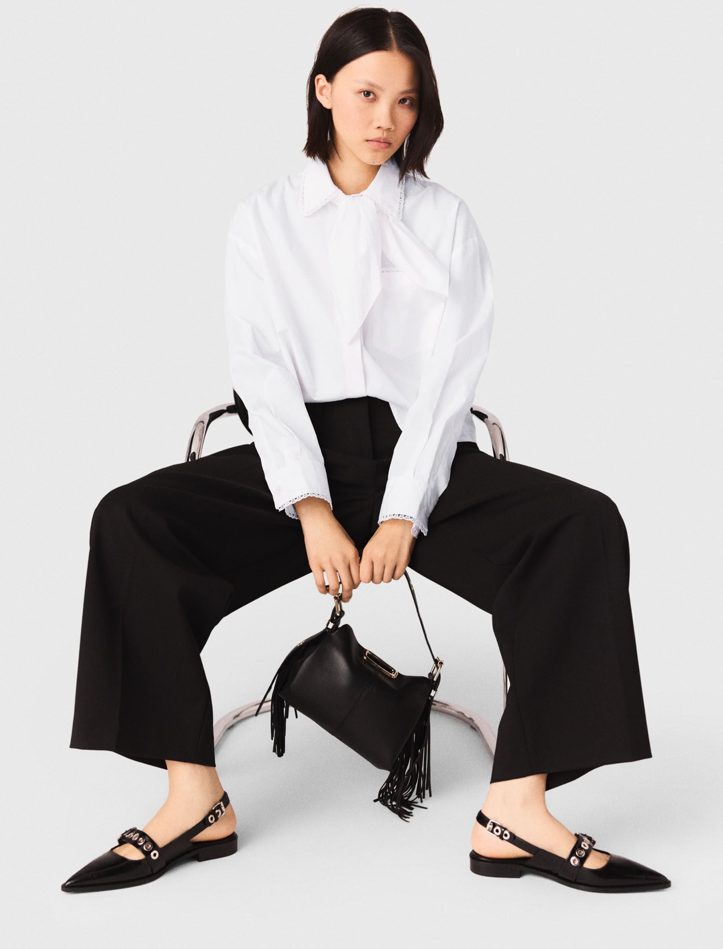 Maje Balloon suit trousers