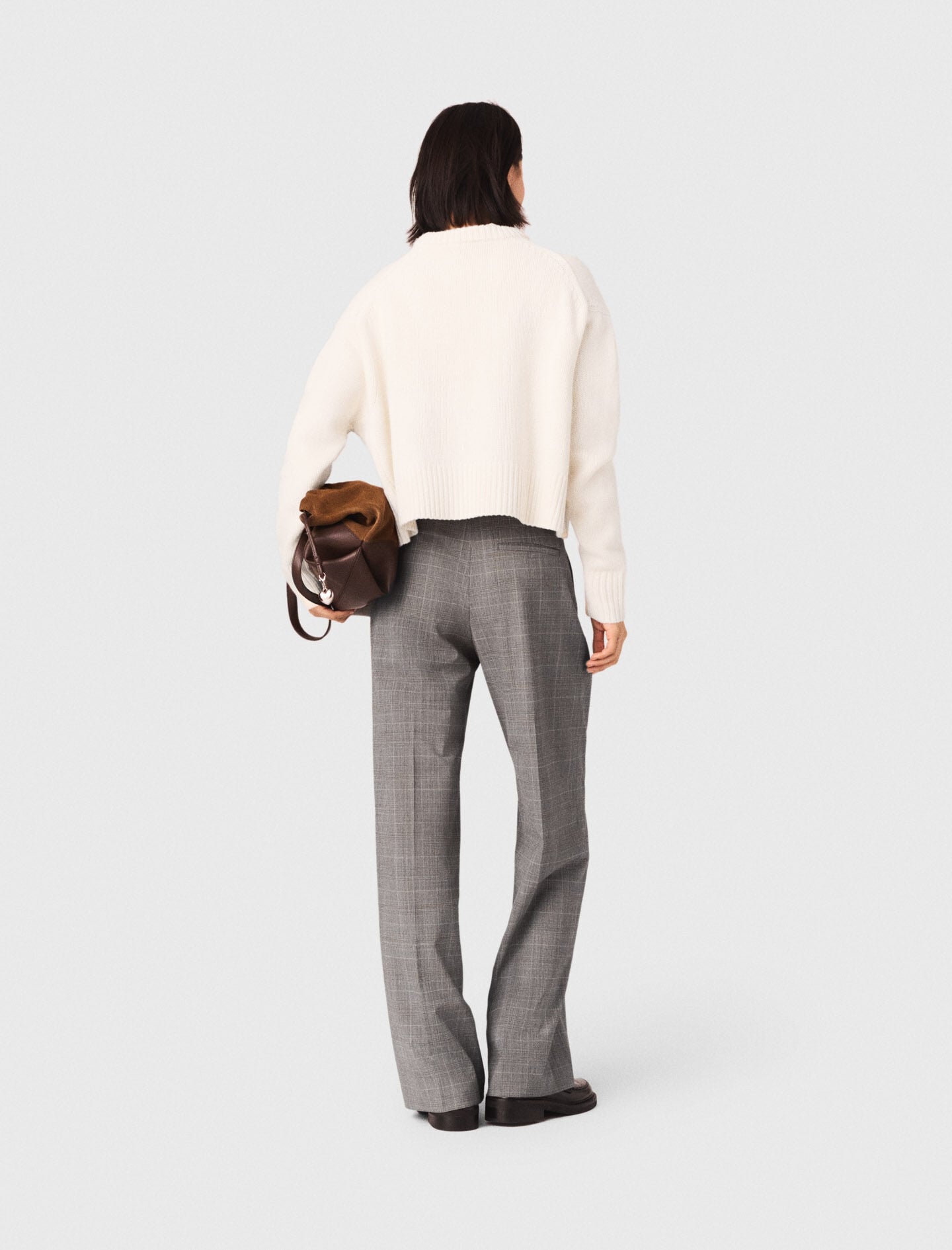 Maje Checked suit trousers
