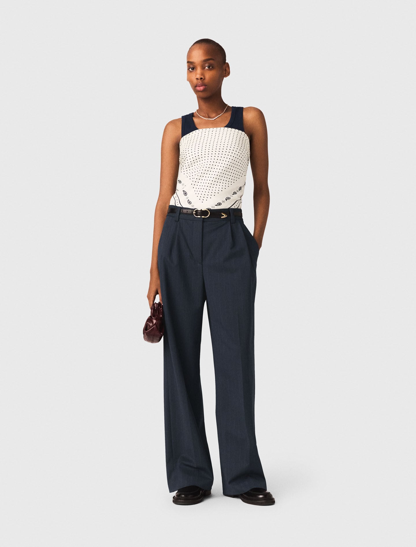 Maje Pinstripe suit trousers