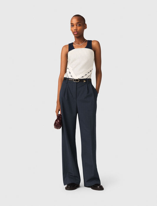 Maje Pinstripe suit trousers