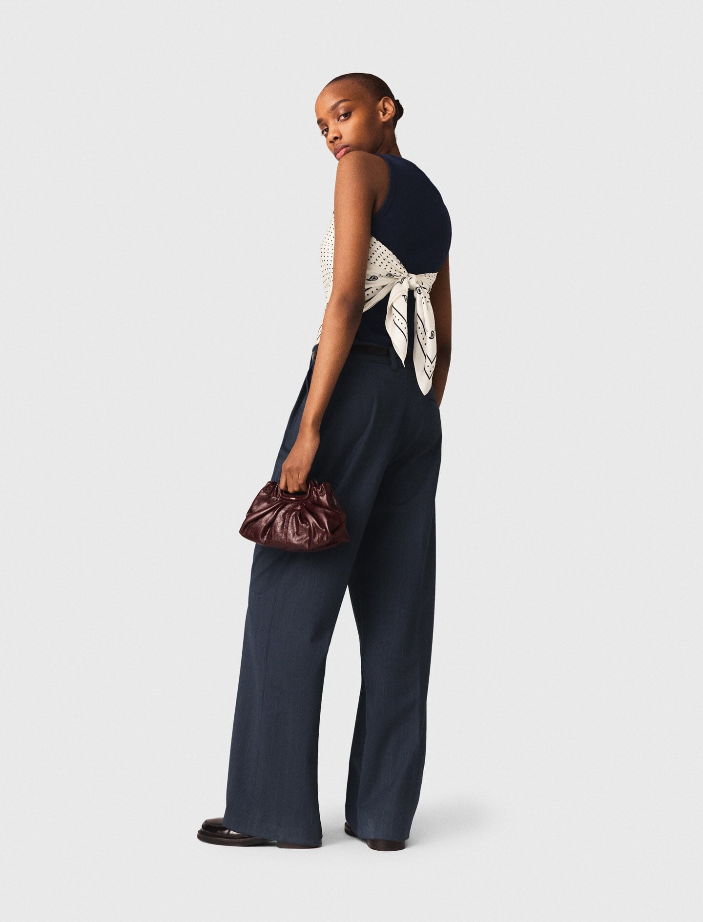 Maje Pinstripe suit trousers