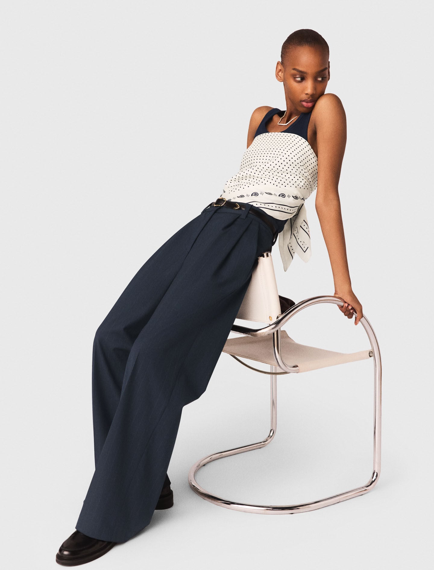 Maje Pinstripe suit trousers