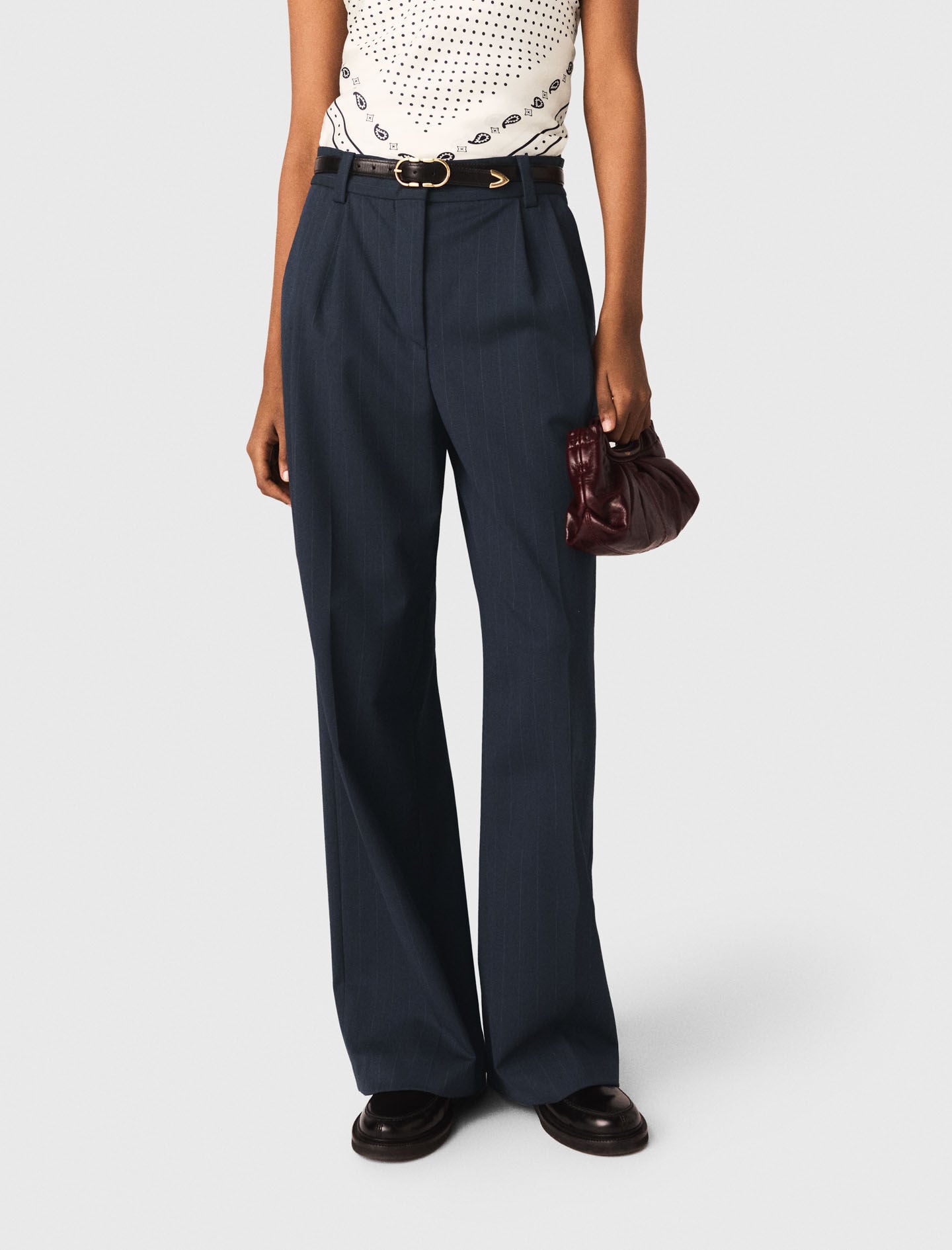 Maje Pinstripe suit trousers