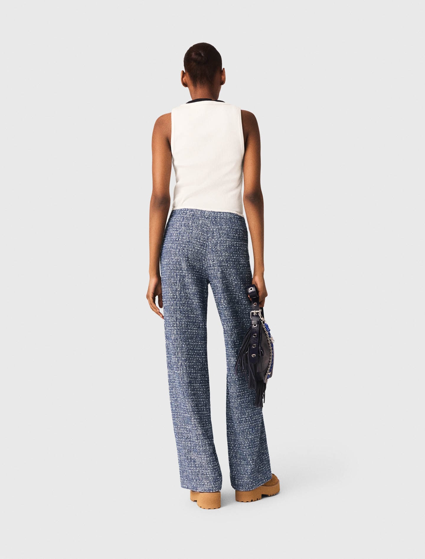 Maje Tweed trousers