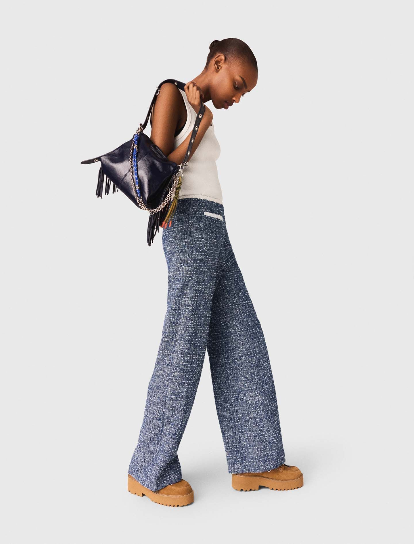Maje Tweed trousers