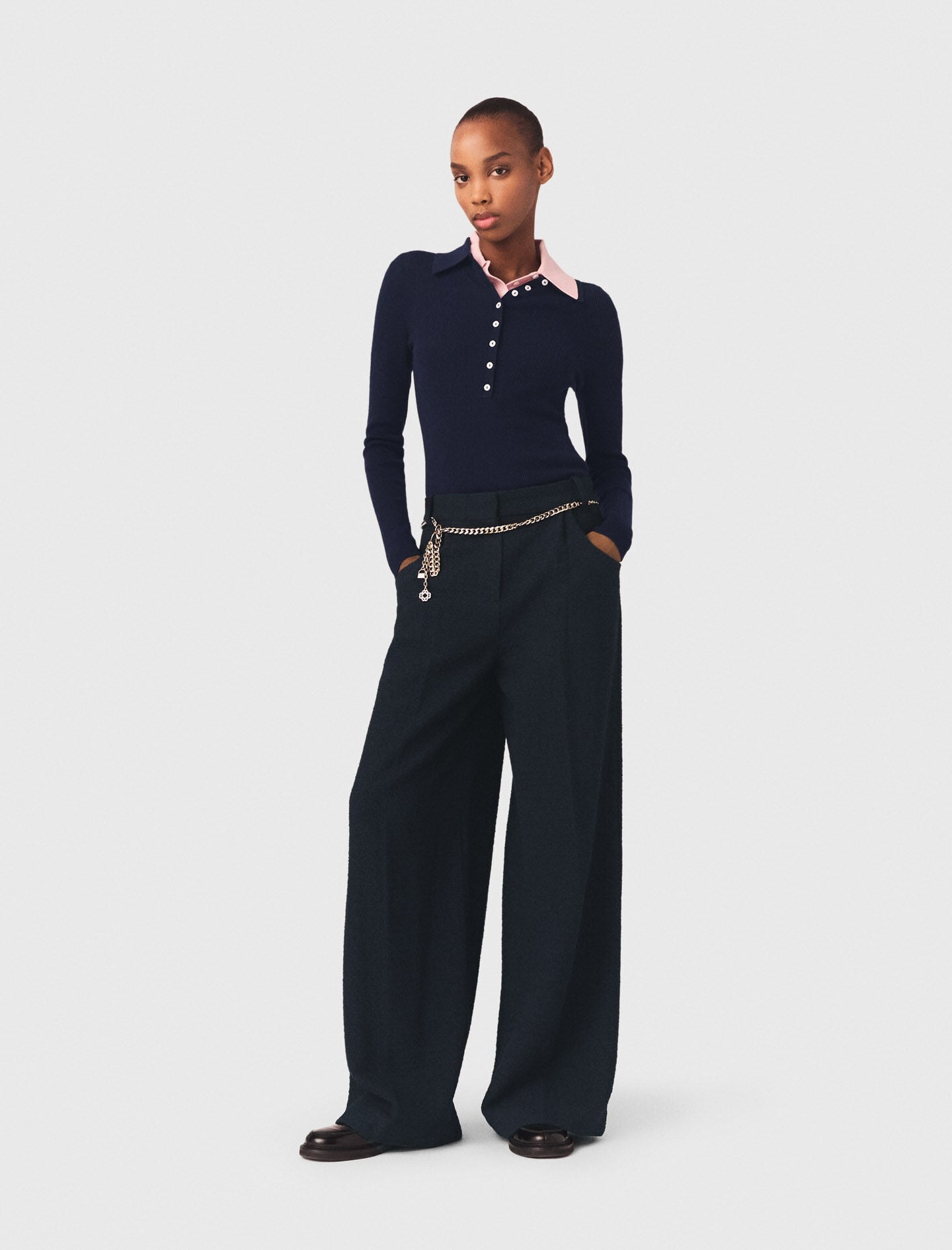 Maje Tweed trousers