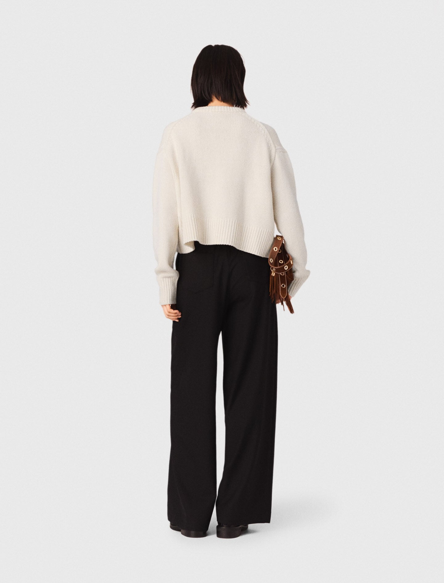 Maje Wide-leg suit trousers
