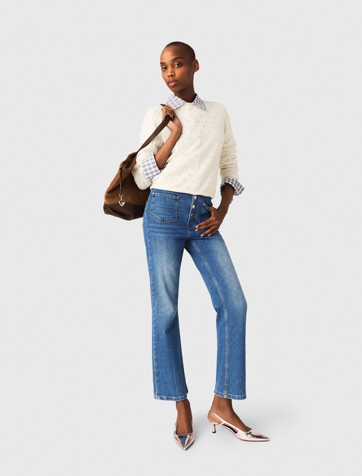 Maje Denim jeans with pockets