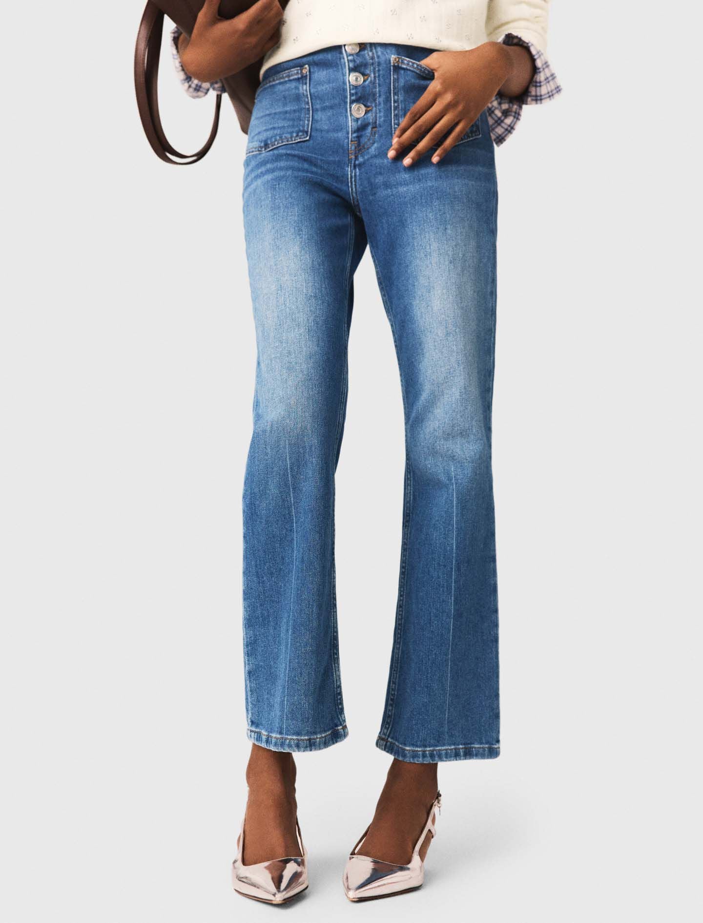 Maje Denim jeans with pockets