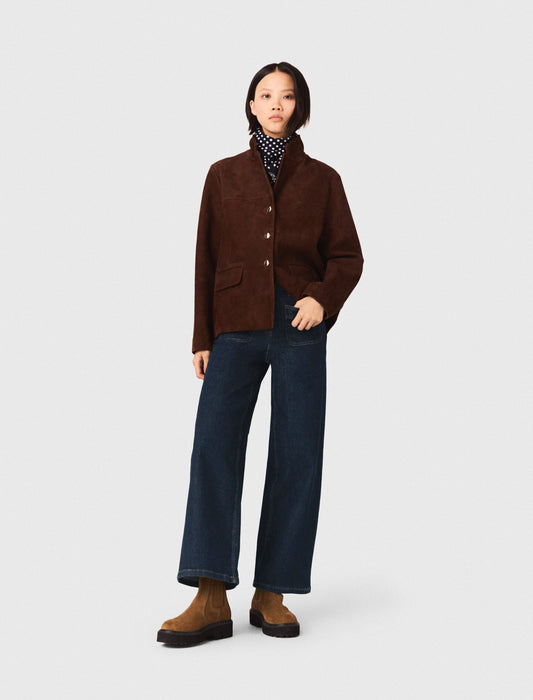 Maje Wide jeans with patch pockets